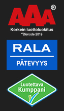 Rappaustekniikka Laurell Oy logo